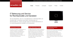 Desktop Screenshot of anwalten.de