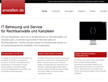 Tablet Screenshot of anwalten.de